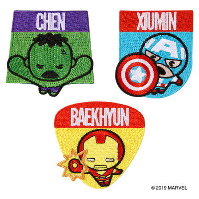 Exo Cbx Marvel ワッペン 3種 ランダム Smtown Official Online Store