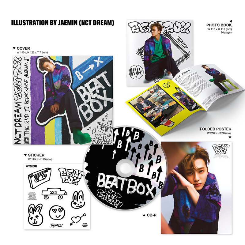 NCT DREAM / 2nd Full Album REPACKAGE 'Beatbox'(Digipack Ver 