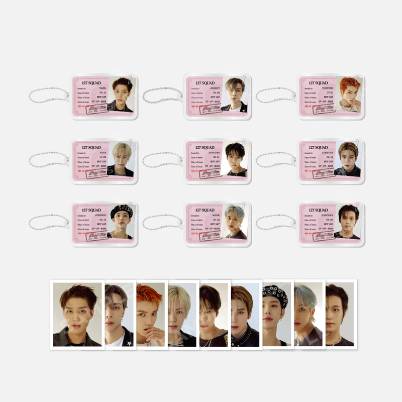 ID CARD KEY RING + ID PHOTO SET | SMTOWN OFFICIAL ONLINE STORE