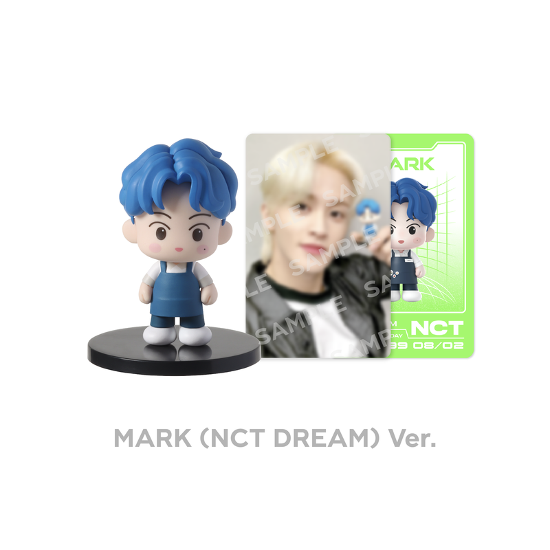 NCT コマズ ランダムフィギュア　テヨン　カラビナ付きクリアポーチ