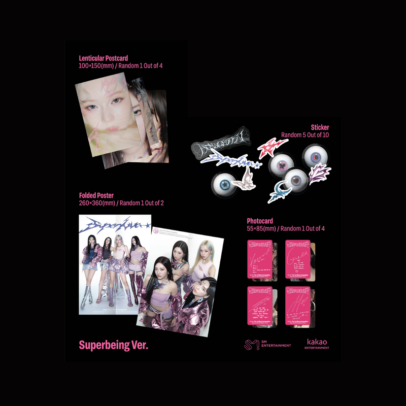 ランダム【Superbeing Ver】aespa 1st Full Album 'Armageddon' | SMTOWN OFFICIAL  ONLINE STORE