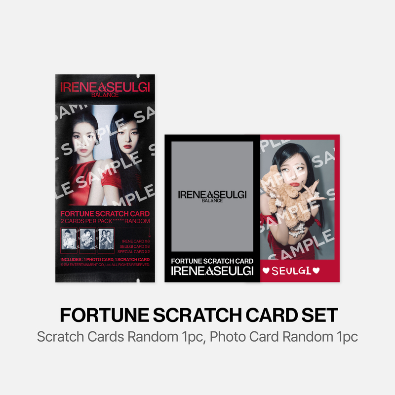FORTUNE SCRATCH CARD SET | SMTOWN OFFICIAL ONLINE STORE